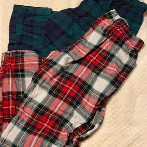 2 Pairs old navy never worn flannel lounge pants